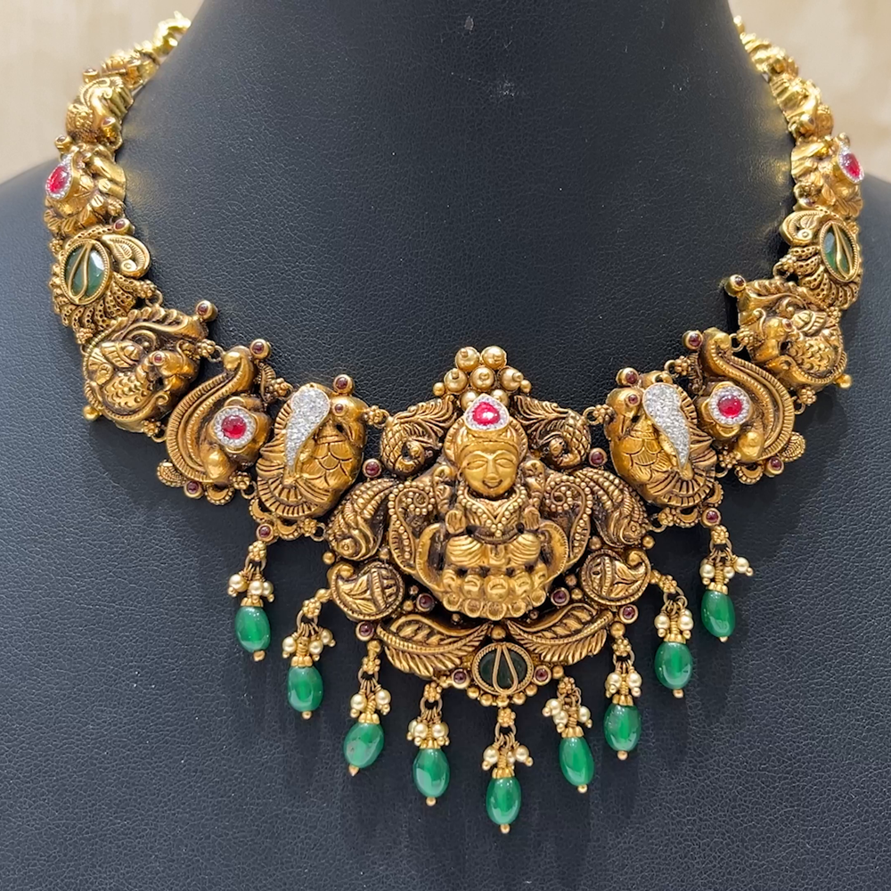 MUKUNDA JEWELLERS 31.19gms NECKLACE 22K Nakshi