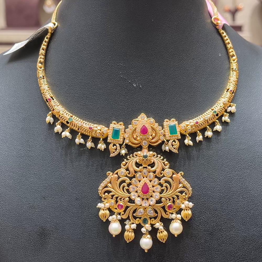 Chennai Shopping Mall 37.78gms NECKLACE 22K Yellow Gold