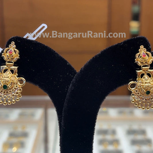 Chennai Shopping Mall 6.0gms EARRINGS 22K Nakshi