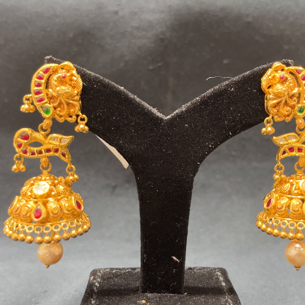 MUKUNDA JEWELLERS 28.98gms EARRINGS 22K Yellow Gold