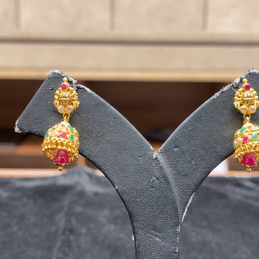 Chennai Shopping Mall 7.902gms EARRINGS 22K Antique