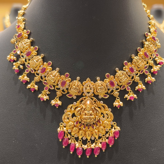 CHANDANA Brothers 25.93gms NECKLACE 22K Antique