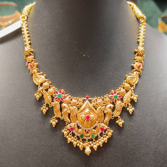 CMR 17.234gms NECKLACE 22K Antique