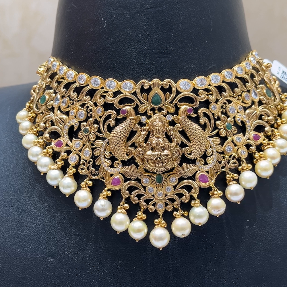 MUKUNDA JEWELLERS 57.48gms CHOKER 22K Yellow Gold