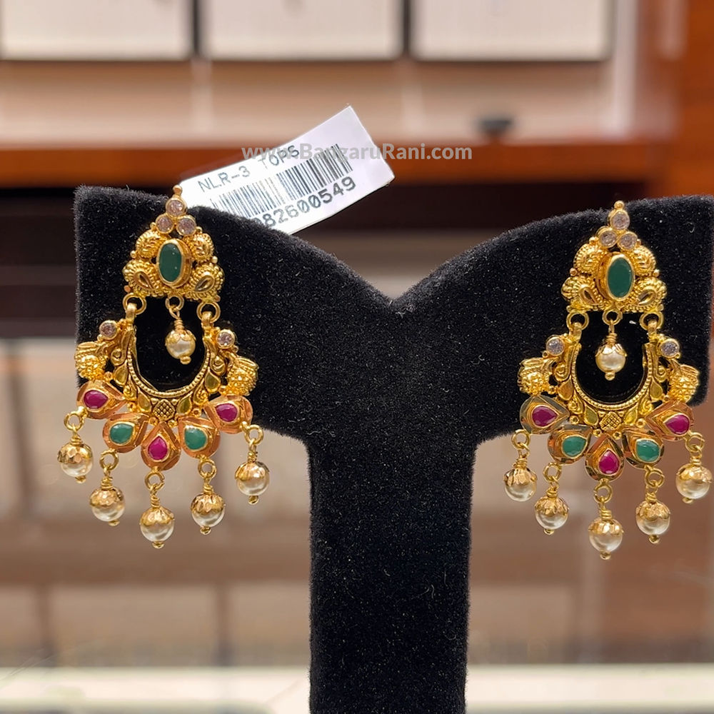 RS BROTHERS 7.144gms EARRINGS 22K Yellow Gold