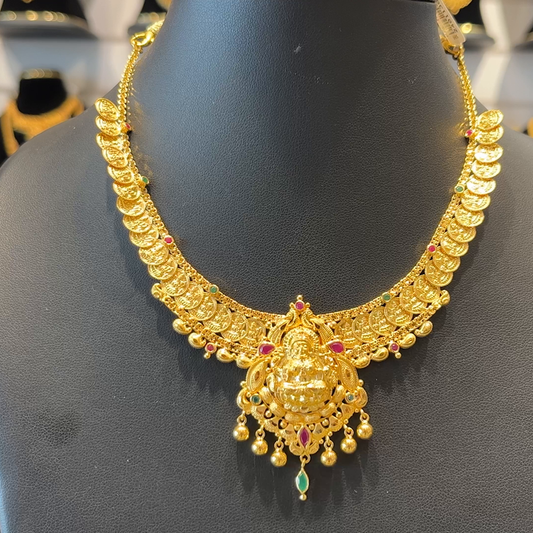 SOUTH INDIA 16.95gms NECKLACE 22K Yellow Gold