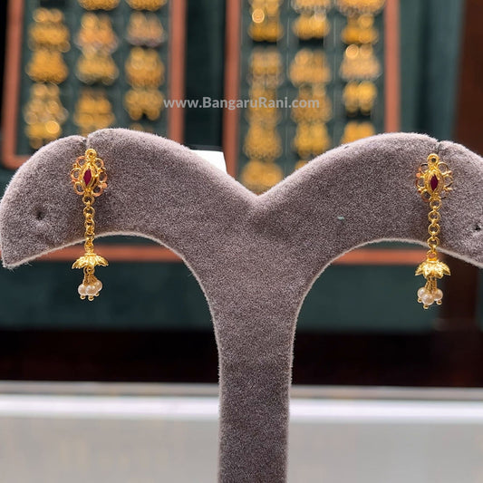 2.025gms EARRINGS 22K Yellow Gold