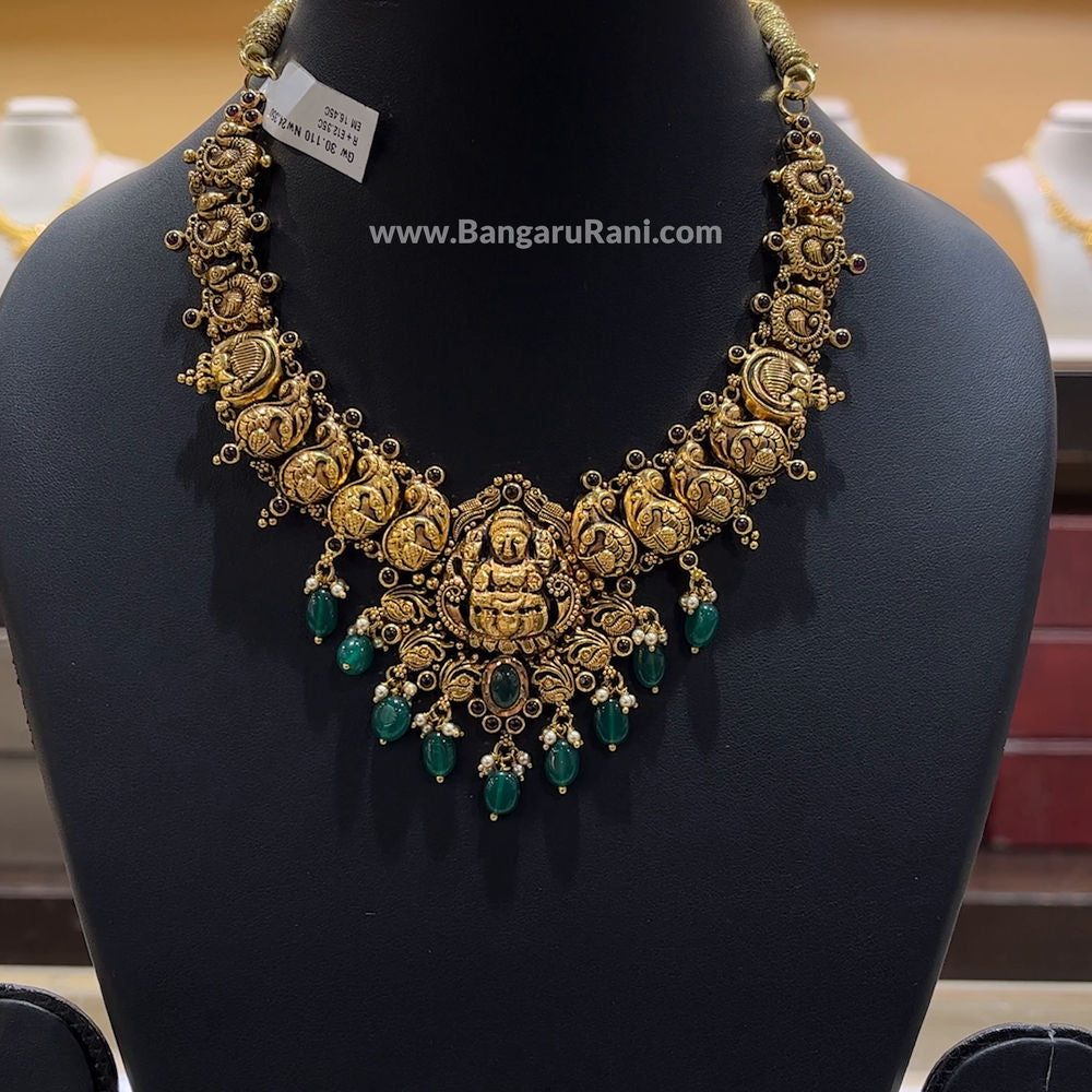 24.35gms NECKLACE 22K Antique