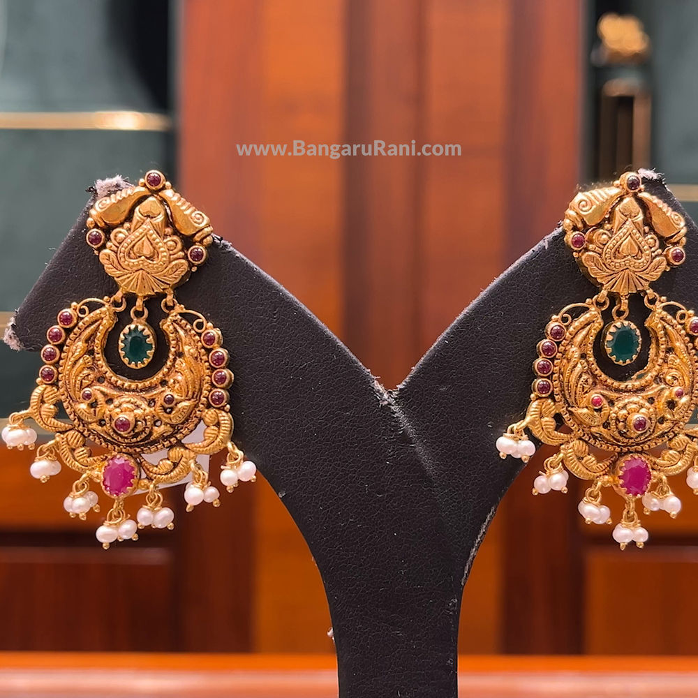 Chennai Shopping Mall 13.619gms EARRINGS 22K Yellow Gold