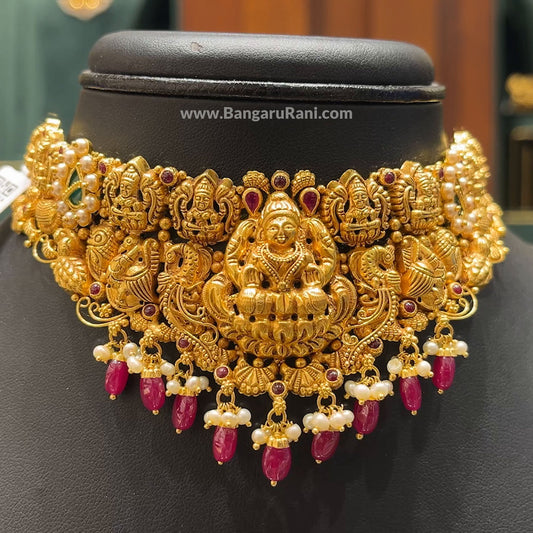 Chennai Shopping Mall 27.01gms CHOKER 22K Antique