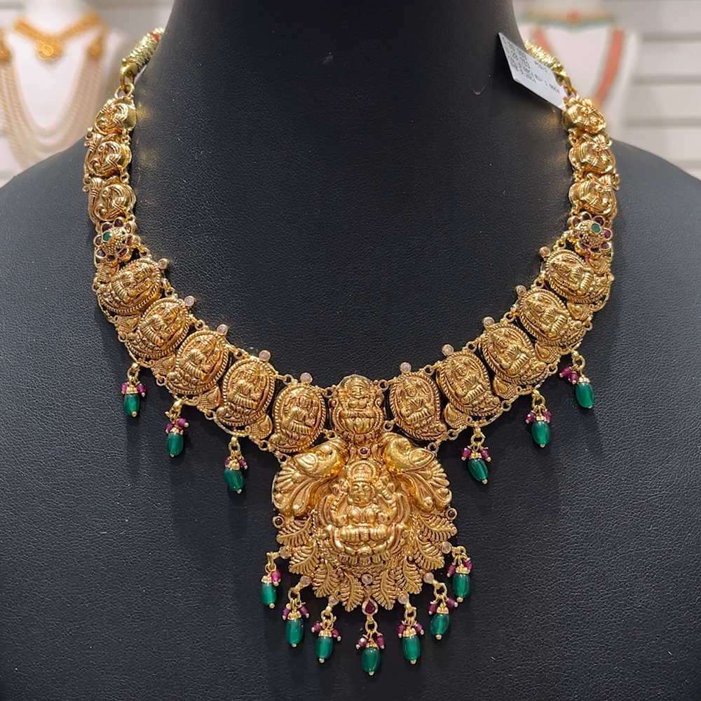 SOUTH INDIA 28.753gms NECKLACE 22K Yellow Gold