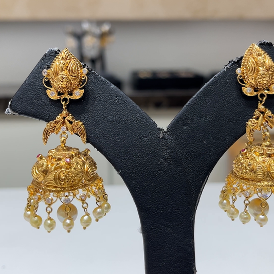 MUKUNDA JEWELLERS 25.824gms EARRINGS 22K Yellow Gold