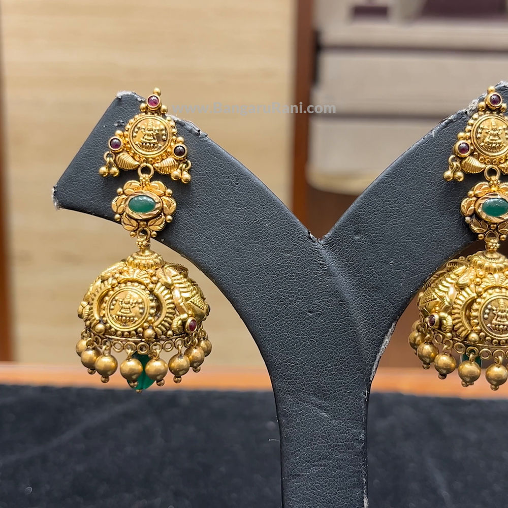 Chennai Shopping Mall 23.12gms EARRINGS 22K Antique