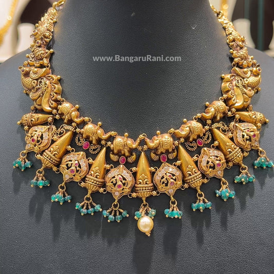 CMR 50.933gms NECKLACE 22K Antique