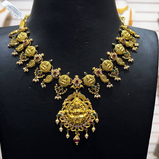 SOUTH INDIA 29.48gms NECKLACE 22K Yellow Gold