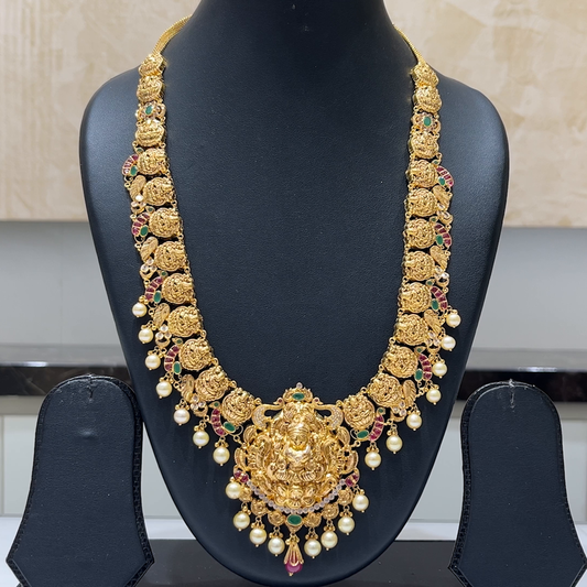 MUKUNDA JEWELLERS 46.93gms HARAMS 22K Antique