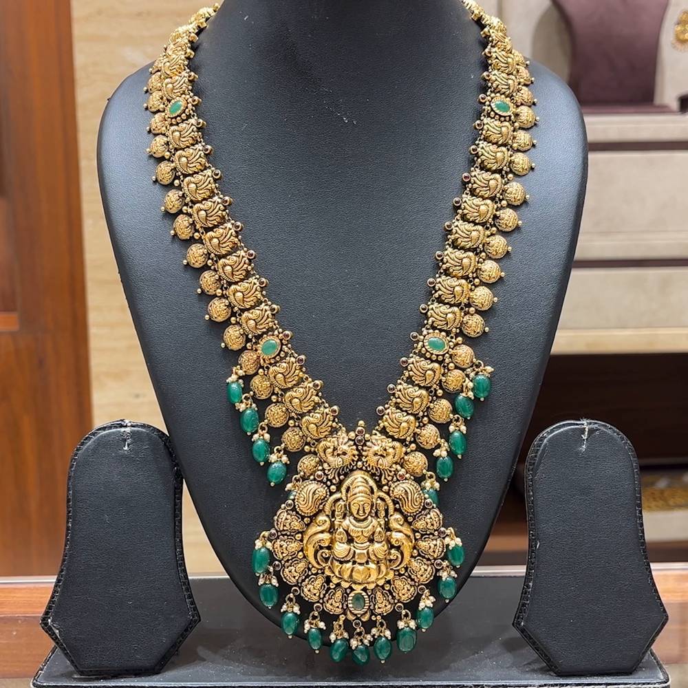 Chennai Shopping Mall 65.08gms HARAMS 22K Antique