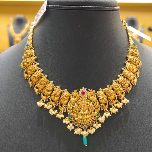 CHANDANA Brothers 20.2gms NECKLACE 22K Nakshi