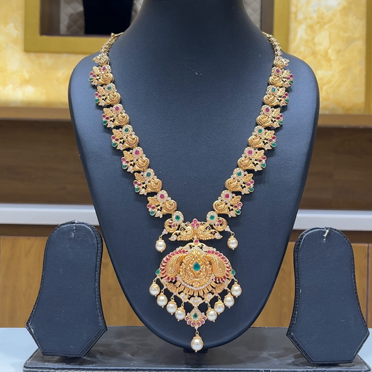 MUKUNDA JEWELLERS 55.156gms HARAMS 22K Yellow Gold