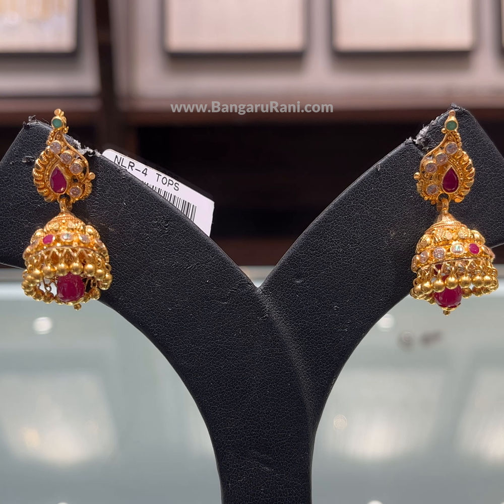 SOUTH INDIA 8.335gms EARRINGS 22K Yellow Gold