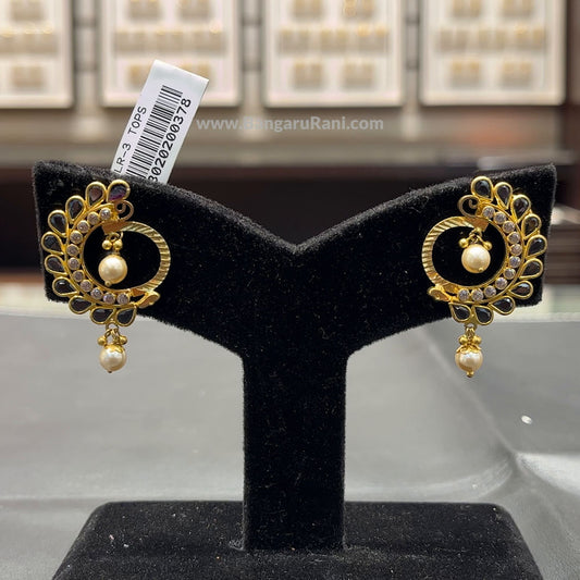 5.665gms EARRINGS 22K Yellow Gold