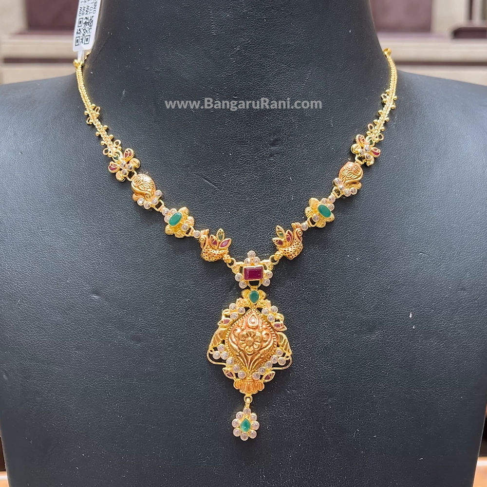 Chennai Shopping Mall 11.03gms NECKLACE 22K Yellow Gold