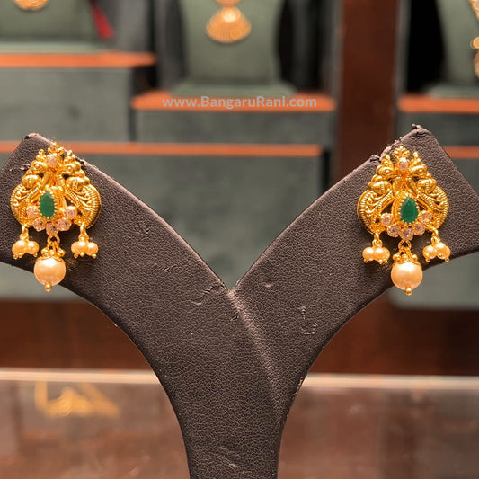 CMR 4.338gms EARRINGS 22K Yellow Gold