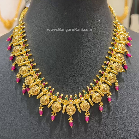 CMR 23.946gms NECKLACE 22K Antique