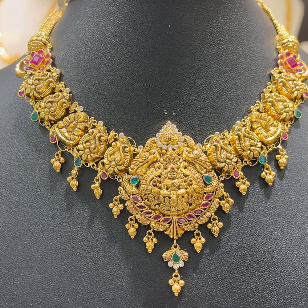 CMR 23.945gms NECKLACE 22K Antique