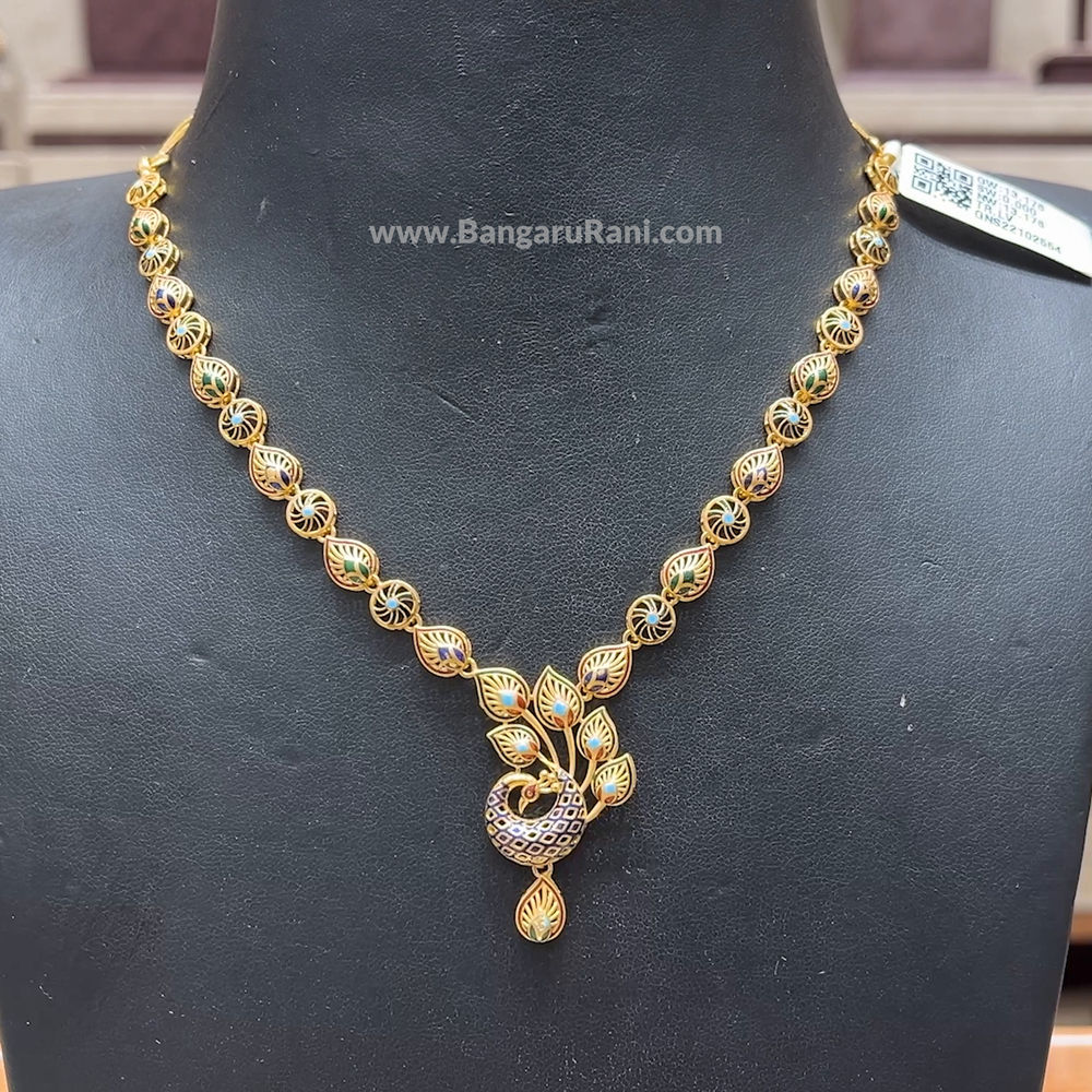 Chennai Shopping Mall 13.176gms NECKLACE 22K Yellow Gold