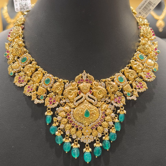 CHANDANA Brothers 35.77gms NECKLACE 22K Antique