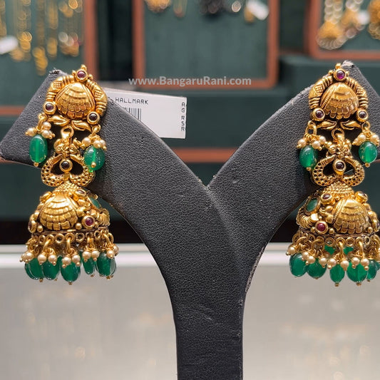 CMR 26.057gms EARRINGS 22K Yellow Gold