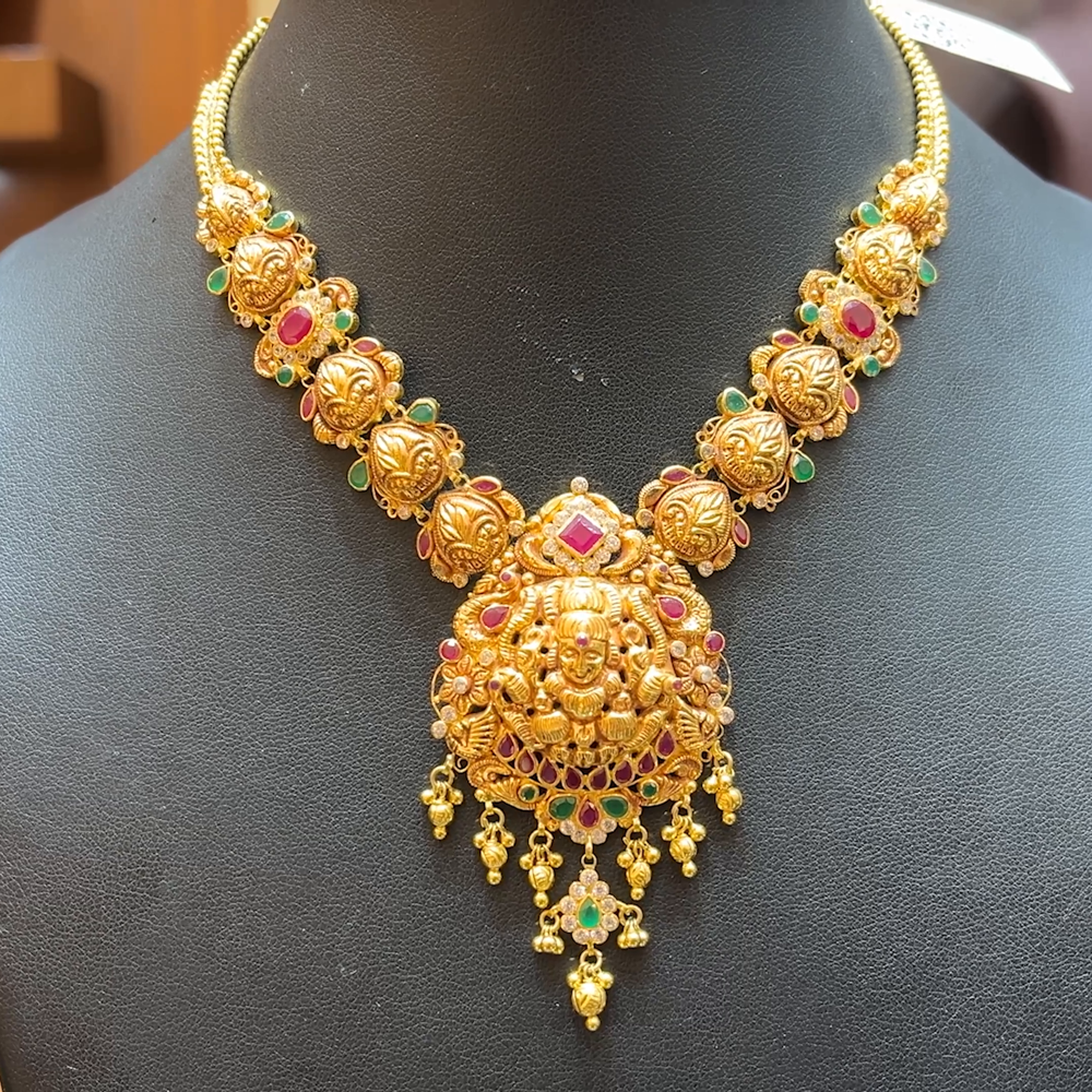 Chennai Shopping Mall 21.015gms NECKLACE 22K Antique