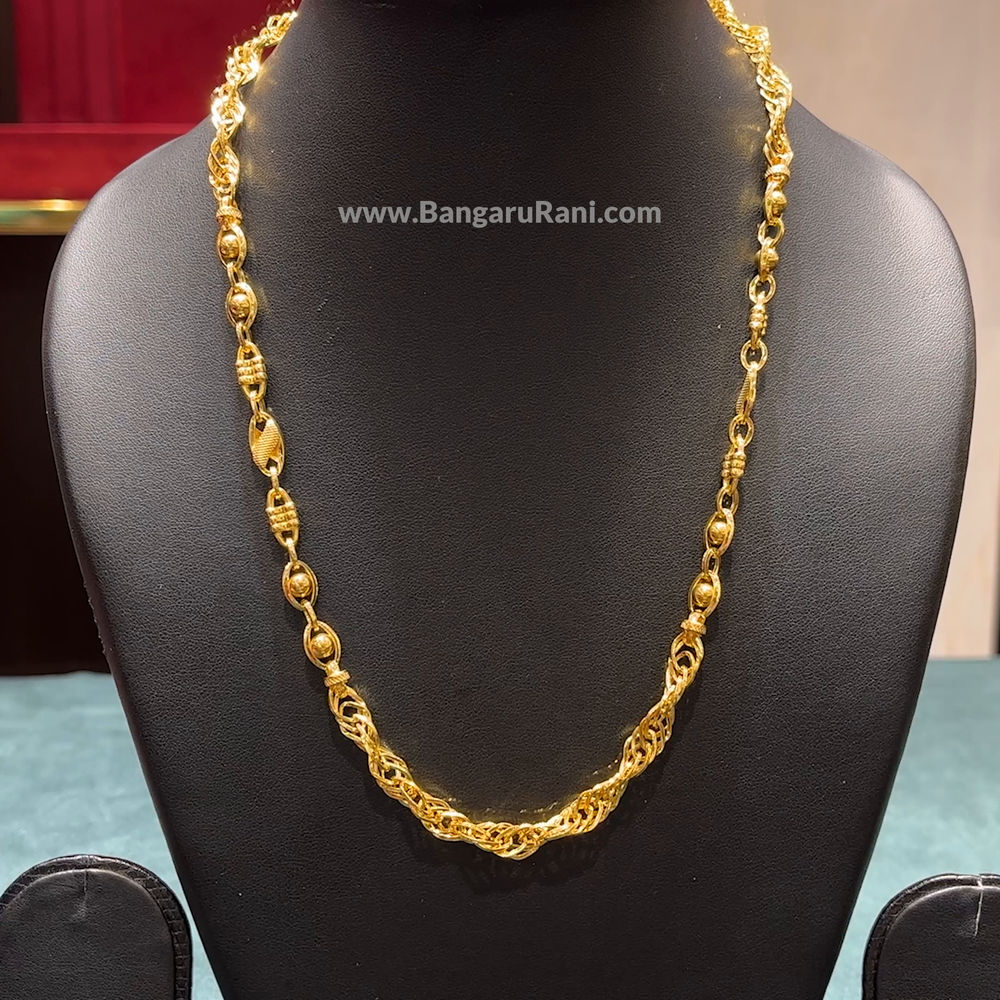 17.901gms CHAINS 22K Yellow Gold