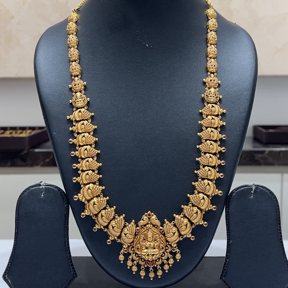 MUKUNDA JEWELLERS 33.953gms HARAMS 22K Antique