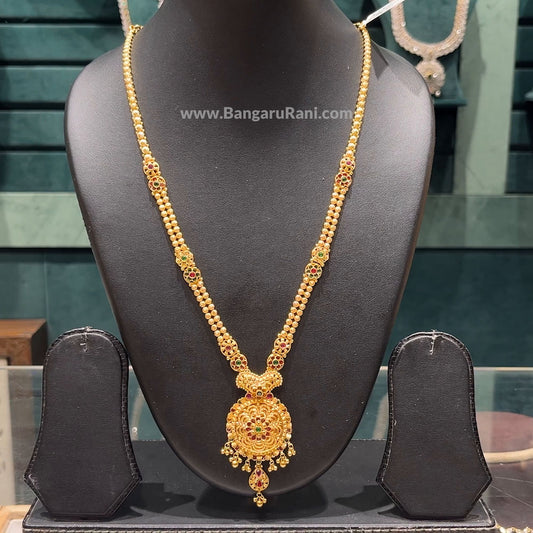 Chennai Shopping Mall 37.641gms HARAMS 22K Yellow Gold