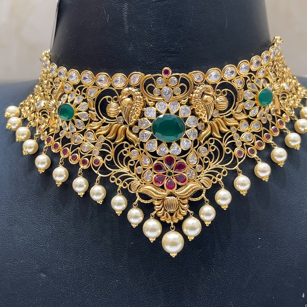 MUKUNDA JEWELLERS 27.68gms CHOKER 22K Yellow Gold