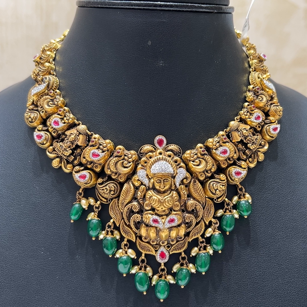 MUKUNDA JEWELLERS 46.36gms NECKLACE 22K Nakshi