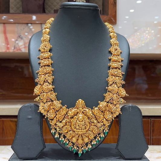 MUKUNDA JEWELLERS 80.45gms HARAMS 22K Antique