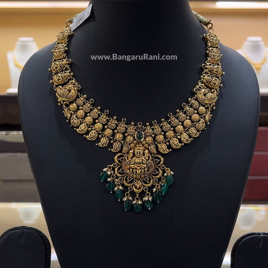 23.44gms NECKLACE 22K Antique