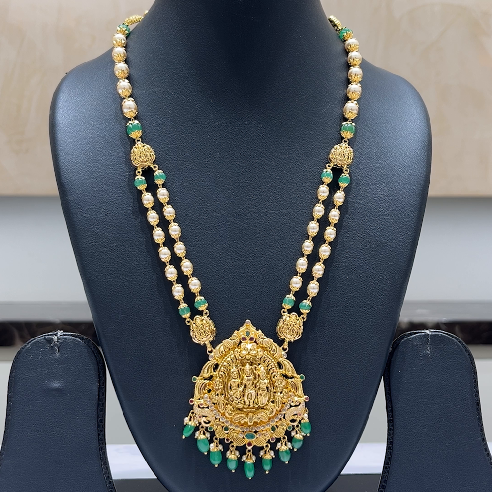 MUKUNDA JEWELLERS 23.91gms HARAMS 22K Antique