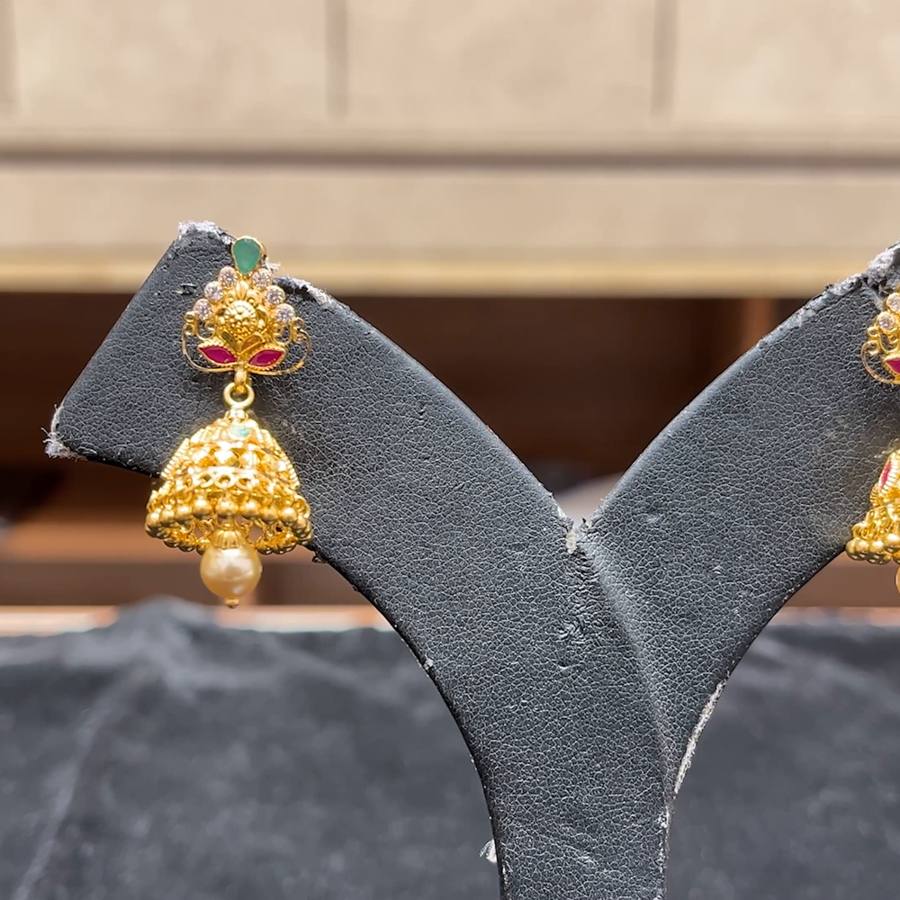 Chennai Shopping Mall 8.02gms EARRINGS 22K Yellow Gold