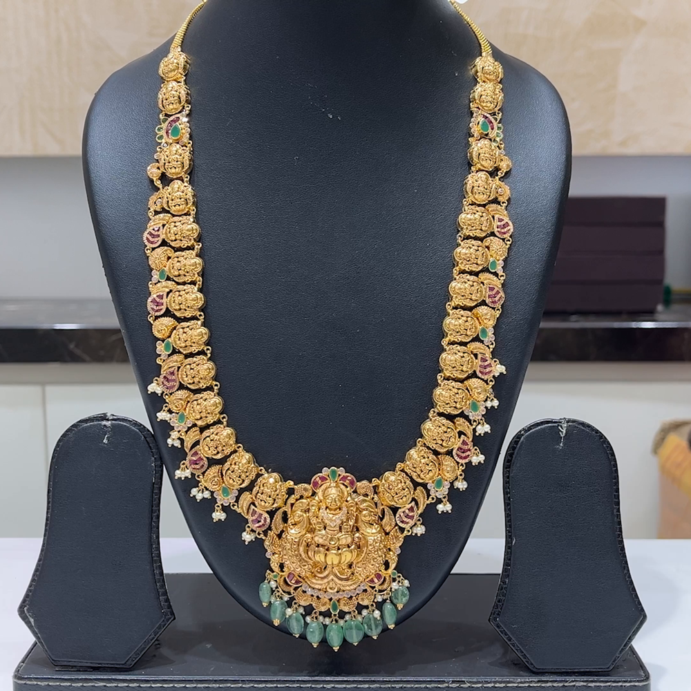 MUKUNDA JEWELLERS 49.48gms HARAMS 22K Antique