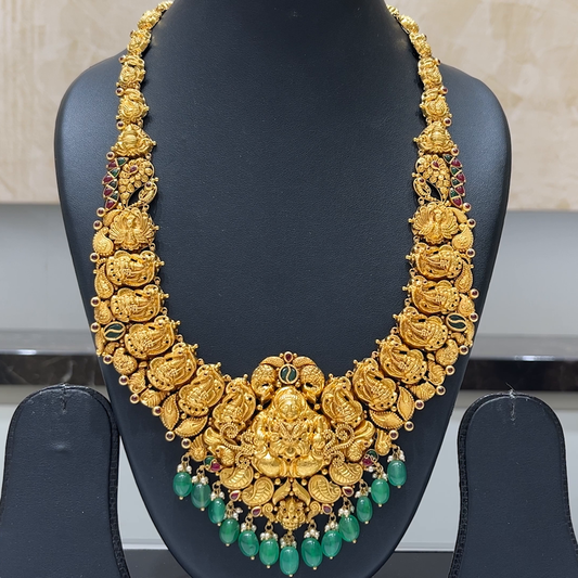 MUKUNDA JEWELLERS 58.725gms HARAMS 22K Antique