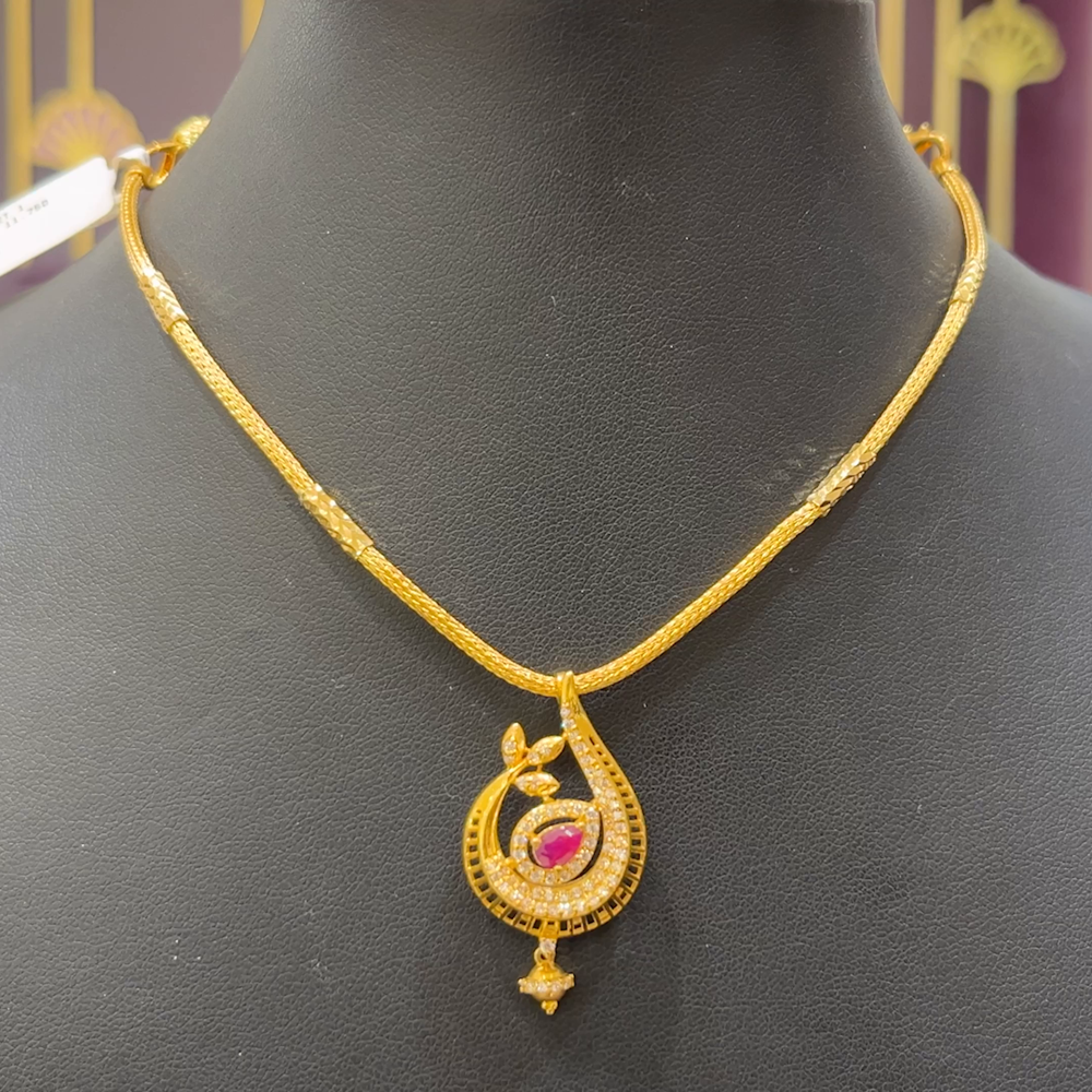 CMR 11.75gms NECKLACE 22K Yellow Gold