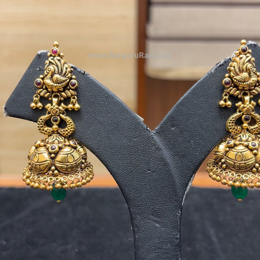 Chennai Shopping Mall 20.9gms EARRINGS 22K Antique