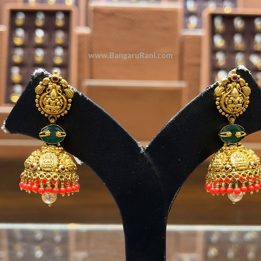 CMR 14.95gms EARRINGS 22K Antique