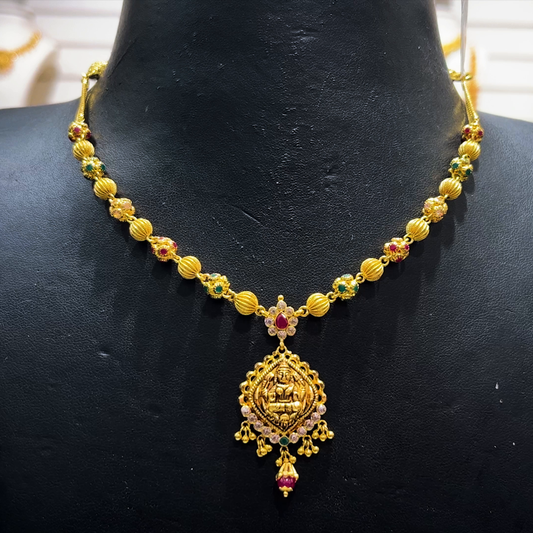 SOUTH INDIA 12.636gms NECKLACE 22K Yellow Gold