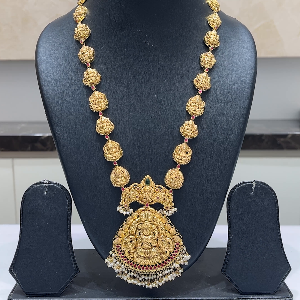 MUKUNDA JEWELLERS 43.132gms HARAMS 22K Antique