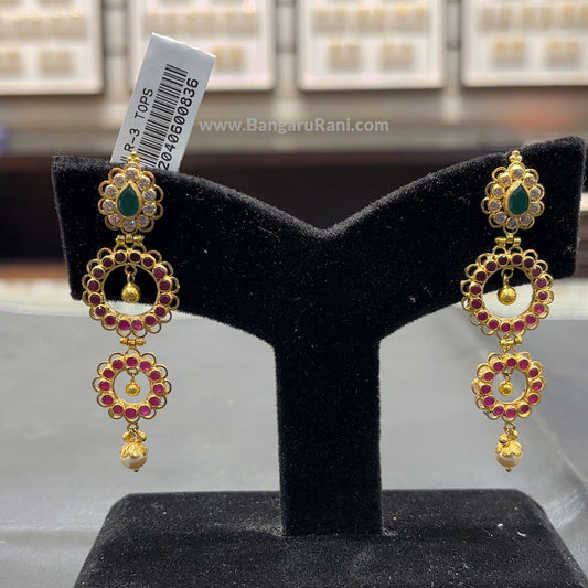 8.168gms EARRINGS 22K Yellow Gold